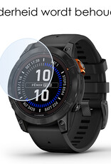 NoXx Screenprotector Geschikt voor Garmin Fenix 7X Pro Screenprotector Tempered Glass Gehard Glas