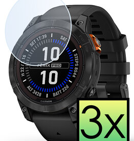 NoXx NoXx Garmin Fenix 7X Pro Screenprotector - 3 PACK