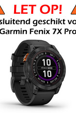 Nomfy Screenprotector Geschikt voor Garmin Fenix 7X Pro Screenprotector Bescherm Glas - Screen Protector Geschikt voor Garmin Fenix 7X Pro Screenprotector Tempered Glass - 2 PACK