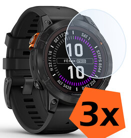 Nomfy Nomfy Garmin Fenix 7X Pro Screenprotector - 3 PACK