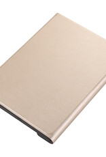 BASEY. Hoesje Geschikt voor iPad 2022 Toetsenbord Hoes Book Case - Hoes Geschikt voor iPad 10 Toetsenbord Hoesje Keyboard Cover - Goud