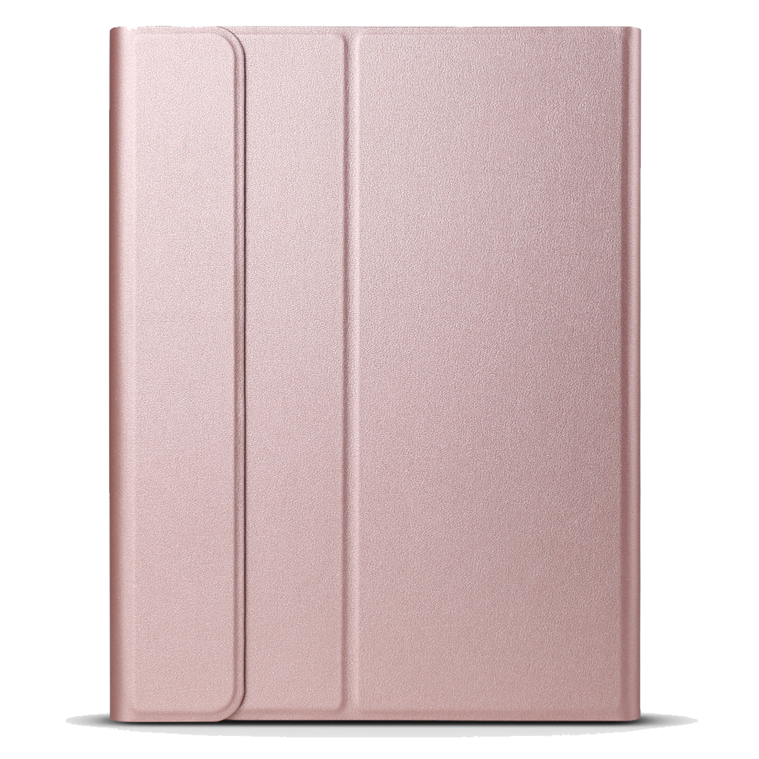 BASEY. Hoesje Geschikt voor iPad 2022 Toetsenbord Hoes Book Case - Hoes Geschikt voor iPad 10 Toetsenbord Hoesje Keyboard Cover - Rosé goud