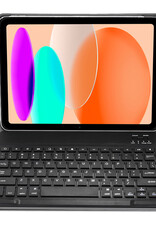 NoXx Hoesje Geschikt voor iPad 2022 Hoesje Toetsenbord Hoes - Hoes Geschikt voor iPad 10 Keyboard Case Book Cover - Zwart