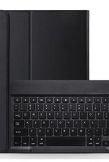 BASEY. Hoesje Geschikt voor iPad 2022 Toetsenbord Hoes Book Case Met Screenprotector - Hoes Geschikt voor iPad 10 Toetsenbord Hoesje Keyboard Cover - Zwart