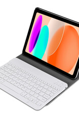 NoXx Hoesje Geschikt voor iPad 2022 Hoesje Toetsenbord Hoes Met Screenprotector - Hoes Geschikt voor iPad 10 Keyboard Case Book Cover - Goud