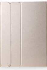 NoXx Hoesje Geschikt voor iPad 2022 Hoesje Toetsenbord Hoes Met Screenprotector - Hoes Geschikt voor iPad 10 Keyboard Case Book Cover - Goud