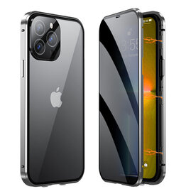 Nomfy Nomfy iPhone 12 Pro Max Hoesje Magneet - Zilver