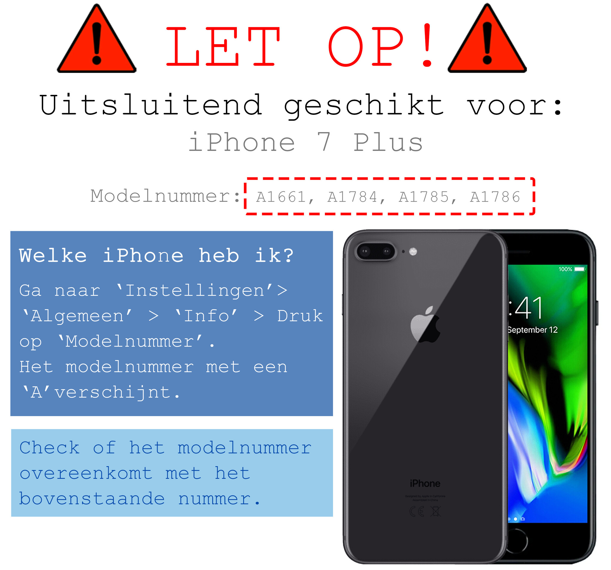 BASEY. Hoes Geschikt voor iPhone 7 Plus Hoesje Magnetisch Back Cover Case - Hoesje Geschikt voor iPhone 7 Plus Hoes 360 graden Bescherming Case - Zilver