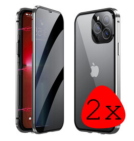 NoXx NoXx iPhone 7 Plus Hoesje Magneet - Zilver - 2 PACK