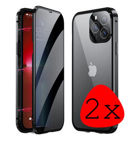BASEY. BASEY. iPhone Xr Hoesje Magneet - Zwart - 2 PACK