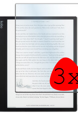 BASEY. Screenprotector Geschikt voor Kobo Elipsa 2E Screenprotector Tempered Glass - Screenprotector Geschikt voor Kobo Elipsa 2E Screen Protector - 3 Stuks