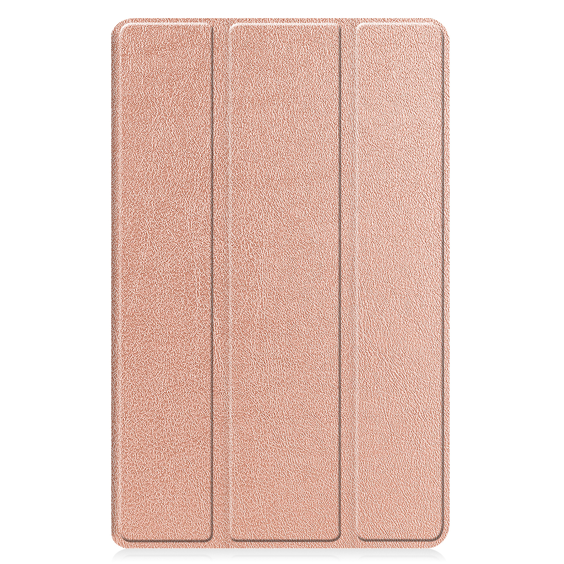 Nomfy Hoes Geschikt voor Lenovo Tab M9 Hoes Tri-fold Tablet Hoesje Case Met Screenprotector - Hoesje Geschikt voor Lenovo Tab M9 Hoesje Hardcover Bookcase - Rosé goud