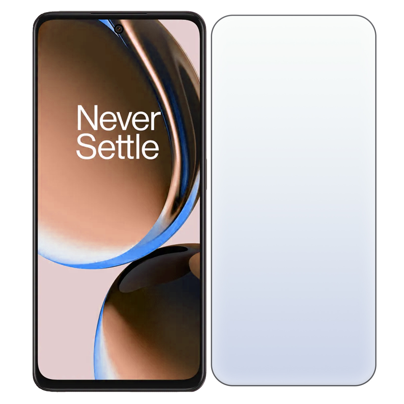 Nomfy Screenprotector Geschikt voor OnePlus Nord CE 3 Lite Screenprotector Bescherm Glas Tempered Glass - Screenprotector Geschikt voor OnePlus Nord CE 3 Lite Screen Protector - 2 PACK