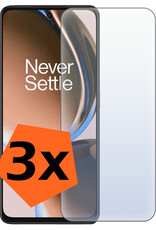 Nomfy Screenprotector Geschikt voor OnePlus Nord CE 3 Lite Screenprotector Bescherm Glas Tempered Glass - Screenprotector Geschikt voor OnePlus Nord CE 3 Lite Screen Protector - 3 PACK