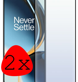 BASEY. BASEY. OnePlus Nord CE 3 Lite Screenprotector Glas Full Cover - 2 PACK