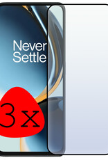 BASEY. Screenprotector Geschikt voor OnePlus Nord CE 3 Lite Screenprotector Beschermglas Full Cover - Screenprotector Geschikt voor OnePlus Nord CE 3 Lite Screen Protector Full Cover - 3 Stuks