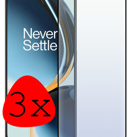 BASEY. BASEY. OnePlus Nord CE 3 Lite Screenprotector Glas Full Cover - 3 PACK