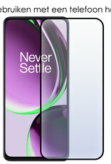 NoXx Screenprotector Geschikt voor OnePlus Nord CE 3 Lite Screenprotector Tempered Glass Gehard Glas Full Cover