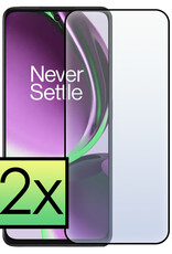 NoXx Screenprotector Geschikt voor OnePlus Nord CE 3 Lite Screenprotector Tempered Glass Gehard Glas Full Cover - 2x