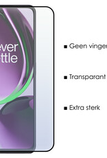 NoXx Screenprotector Geschikt voor OnePlus Nord CE 3 Lite Screenprotector Tempered Glass Gehard Glas Full Cover