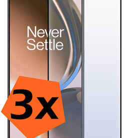 Nomfy Nomfy OnePlus Nord CE 3 Lite Screenprotector Glas Full Cover - 3 PACK
