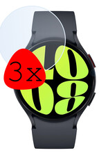 BASEY. Screenprotector Geschikt voor Samsung Watch 6 40 mm Screenprotector Tempered Glass Beschermglas - Screenprotector Geschikt voor Samsung Galaxy Watch 6 (40 mm) Screen Protector - 3 Stuks