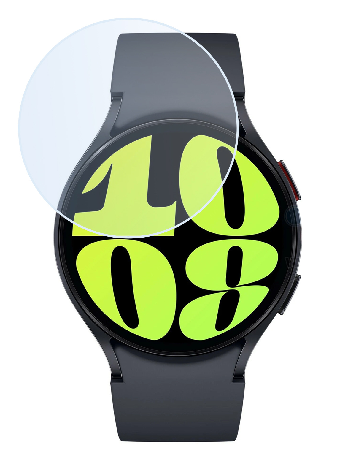 BASEY. Screenprotector Geschikt voor Samsung Watch 6 44 mm Screenprotector Tempered Glass Beschermglas - Screenprotector Geschikt voor Samsung Galaxy Watch 6 (44 mm) Screen Protector