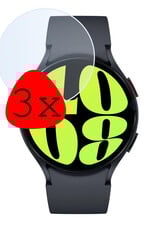 BASEY. Screenprotector Geschikt voor Samsung Watch 6 44 mm Screenprotector Tempered Glass Beschermglas - Screenprotector Geschikt voor Samsung Galaxy Watch 6 (44 mm) Screen Protector - 3 Stuks