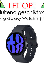 NoXx Screenprotector Geschikt voor Samsung Watch 6 44 mm Screenprotector Tempered Glass Gehard Glas