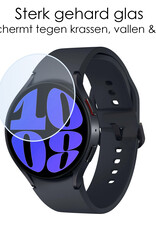 NoXx Screenprotector Geschikt voor Samsung Watch 6 44 mm Screenprotector Tempered Glass Gehard Glas - 2x