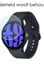 NoXx Screenprotector Geschikt voor Samsung Watch 6 44 mm Screenprotector Tempered Glass Gehard Glas - 2x