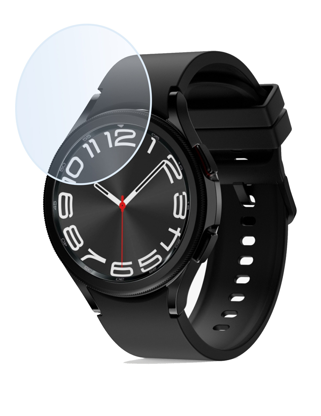 Nomfy Screenprotector Geschikt voor Samsung Watch 6 Classic 43 mm Screenprotector Bescherm Glas - Screen Protector Geschikt voor Samsung Galaxy Watch 6 Classic (43 mm) Screenprotector Tempered Glass