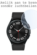 BASEY. Screenprotector Geschikt voor Samsung Watch 6 Classic 47 mm Screenprotector Tempered Glass Beschermglas - Screenprotector Geschikt voor Samsung Galaxy Watch 6 Classic (47 mm) Screen Protector