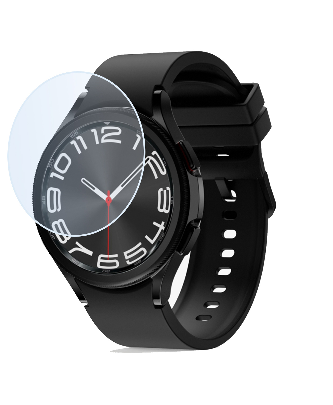 NoXx Screenprotector Geschikt voor Samsung Watch 6 Classic 47 mm Screenprotector Tempered Glass Gehard Glas