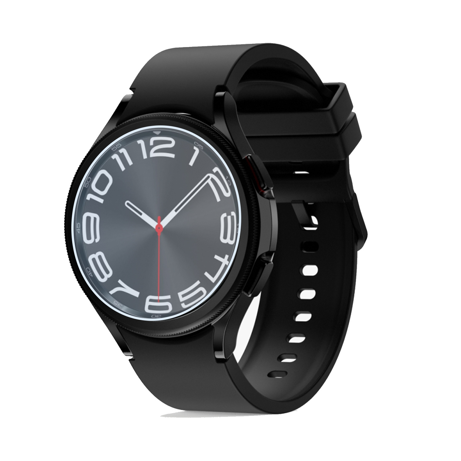 Nomfy Screenprotector Geschikt voor Samsung Watch 6 Classic 47 mm Screenprotector Bescherm Glas - Screen Protector Geschikt voor Samsung Galaxy Watch 6 Classic (47 mm) Screenprotector Tempered Glass