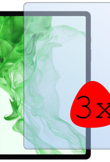 BASEY. Screenprotector Geschikt voor Samsung Galaxy Tab S9 Plus Screenprotector Tempered Glass - Screenprotector Geschikt voor Samsung Tab S9 Plus Screen Protector Beschermglas - 3 Stuks