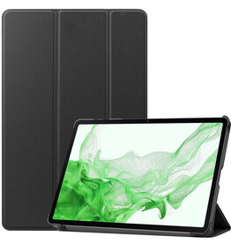 BASEY. BASEY. Samsung Galaxy Tab S9 Plus Hoesje Met Uitsparing S Pen - Zwart