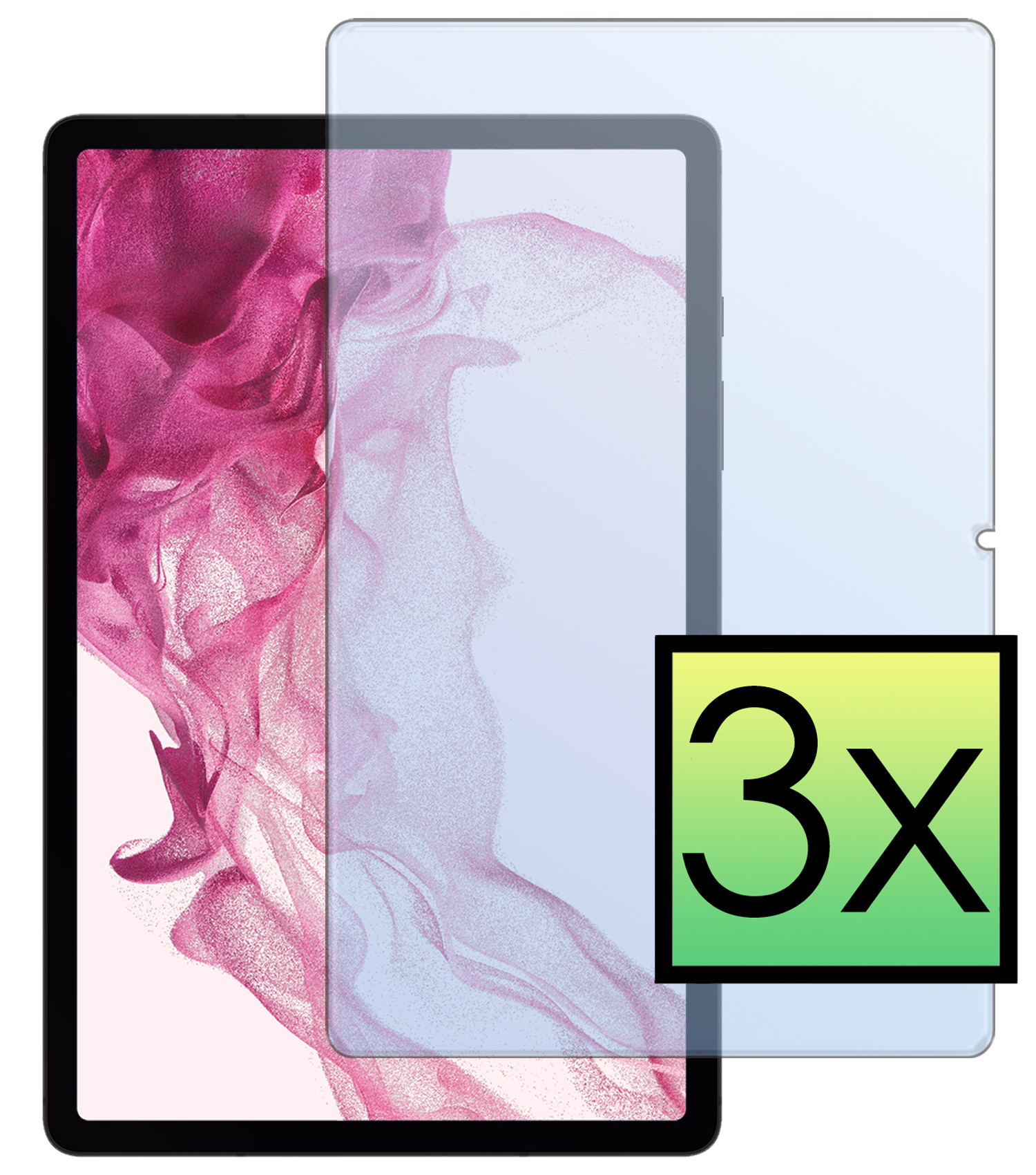 NoXx Screenprotector Geschikt voor Samsung Galaxy Tab S9 Screenprotector Bescherm Glas Screen Protector - 3x