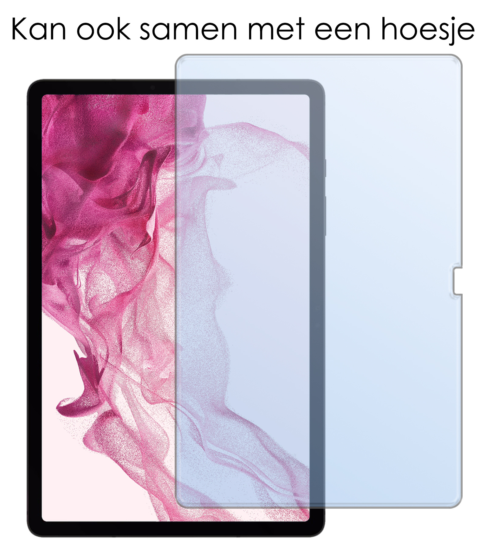 NoXx Screenprotector Geschikt voor Samsung Galaxy Tab S9 Plus Screenprotector Bescherm Glas Screen Protector - 2x