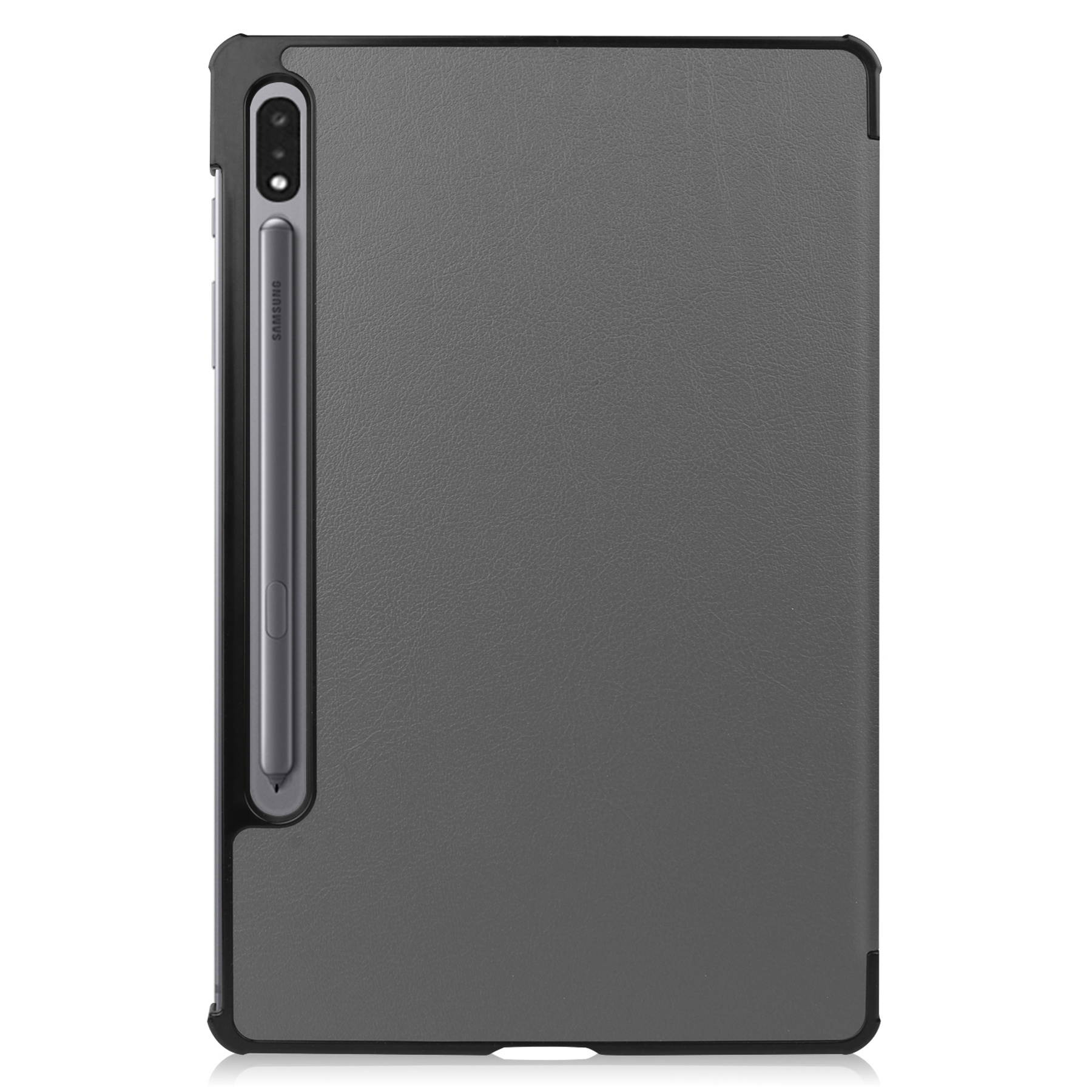 NoXx Hoesje Geschikt voor Samsung Galaxy Tab S9 Plus Hoesje Case Hard Cover Hoes Book Case Met Uitsparing Geschikt voor S Pen - Grijs