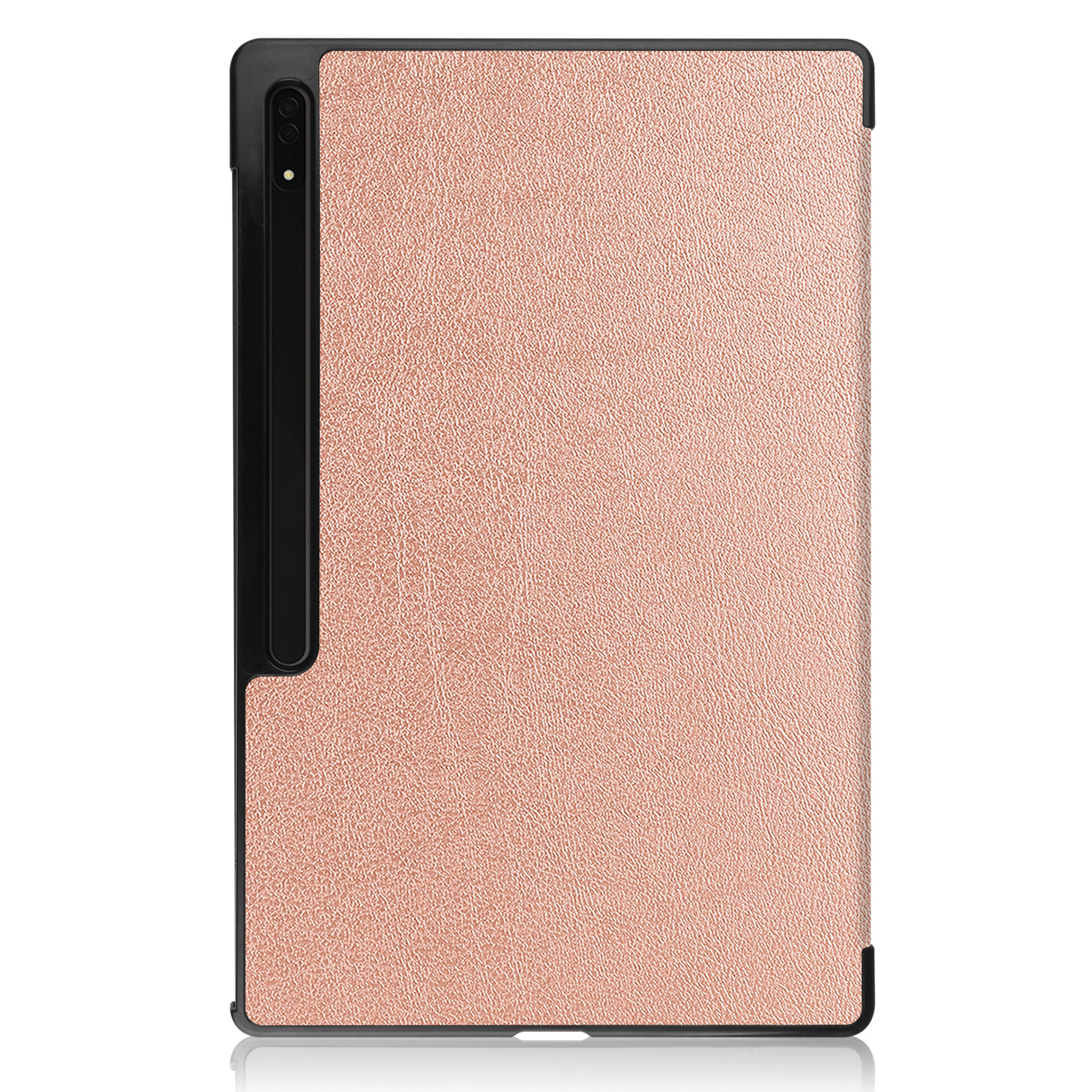 NoXx Hoesje Geschikt voor Samsung Galaxy Tab S9 Ultra Hoesje Case Hard Cover Hoes Book Case Met Uitsparing Geschikt voor S Pen - Rosé goud