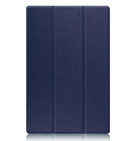 Nomfy Nomfy Samsung Galaxy Tab S9 Plus Hoesje Met Uitsparing S Pen - Donkerblauw