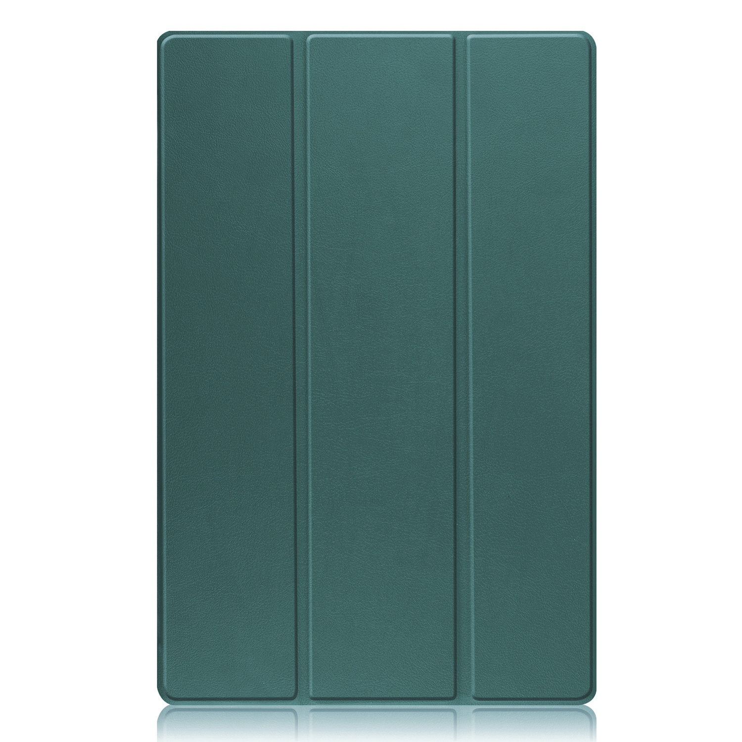 Nomfy Hoes Geschikt voor Samsung Galaxy Tab S9 Plus Hoes Tri-fold Tablet Hoesje Case Met Uitsparing Geschikt voor S Pen - Hoesje Geschikt voor Samsung Tab S9 Plus Hoesje Hardcover Bookcase - Donkergroen