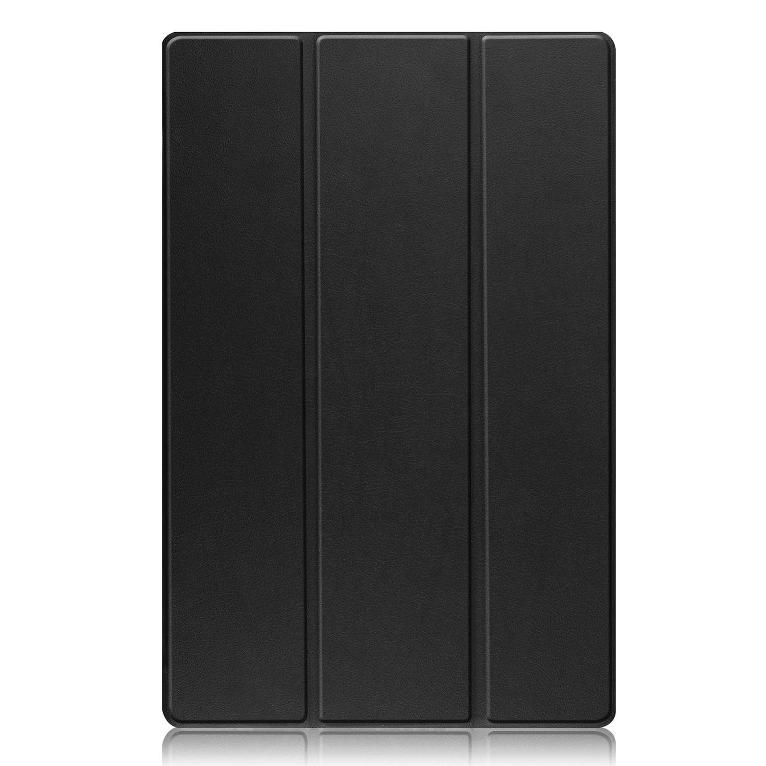 BASEY. Samsung Galaxy Tab S9 Hoes Bookcase Met S Pen Uitsparing Met Screenprotector - Samsung Tab S9 Hoesje Book Case Cover - 11 inch  - Zwart