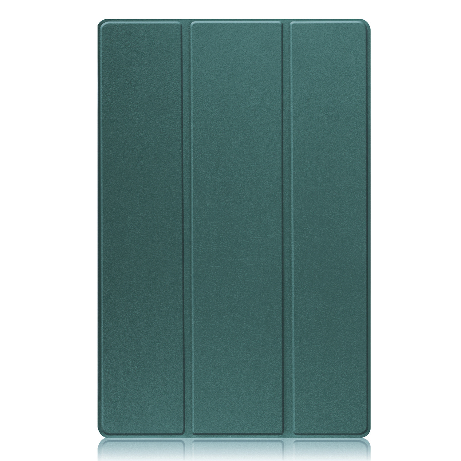 BASEY. Samsung Galaxy Tab S9 Plus Hoes Bookcase Met S Pen Uitsparing Met Screenprotector - Samsung Tab S9 Plus Hoesje Book Case Cover - 12,4 inch  - Donker Groen