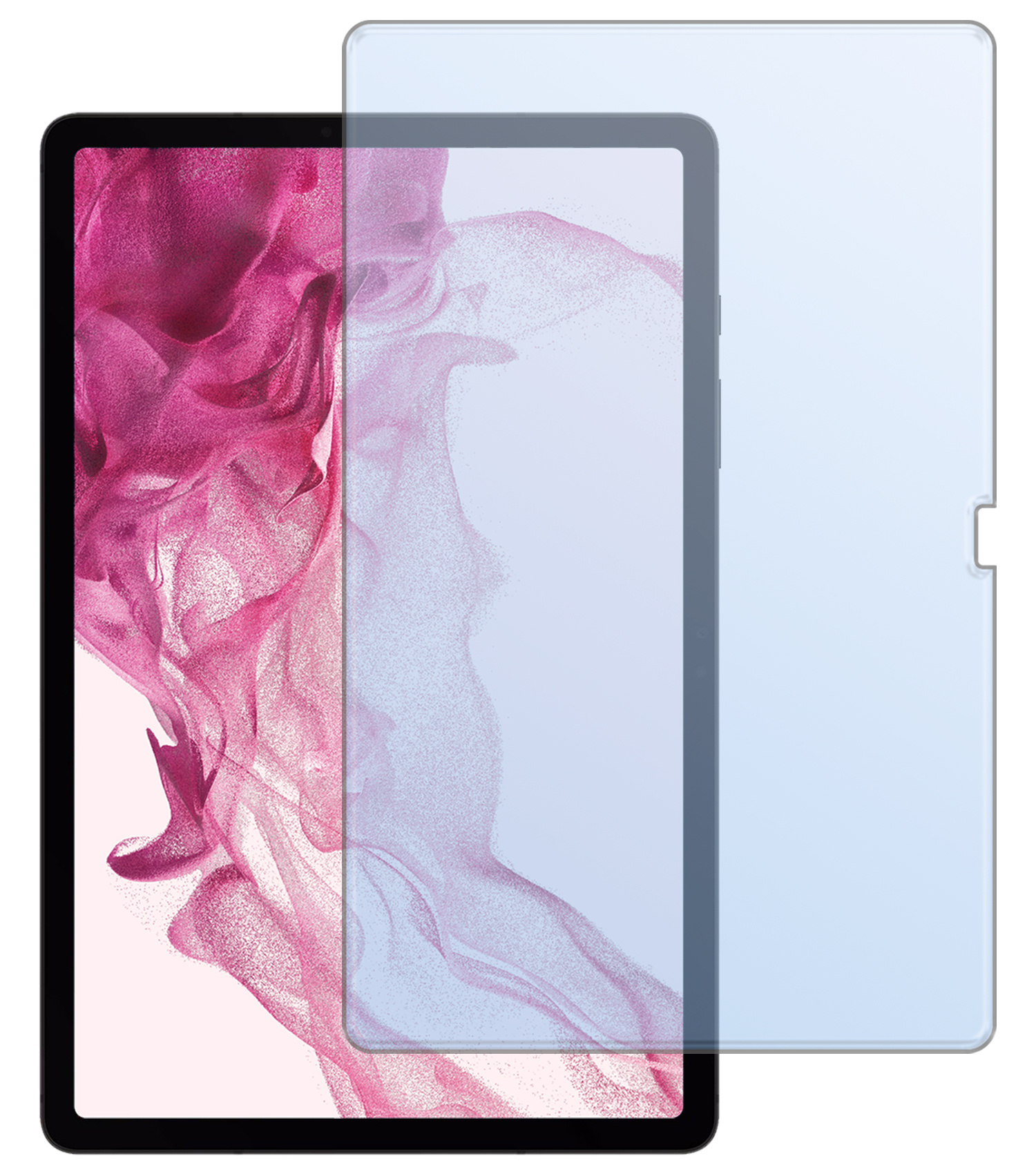 NoXx Samsung Galaxy Tab S9 Plus Hoesje Case Hard Cover Met S Pen Uitsparing Hoes Bookcase Met Screenprotector - Rosé Goud