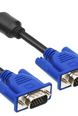 NoXx Hoogwaardige VGA naar VGA Kabel Converter Omvormer - VGA naar VGA Kabel (1,5 Meter) - Blauw