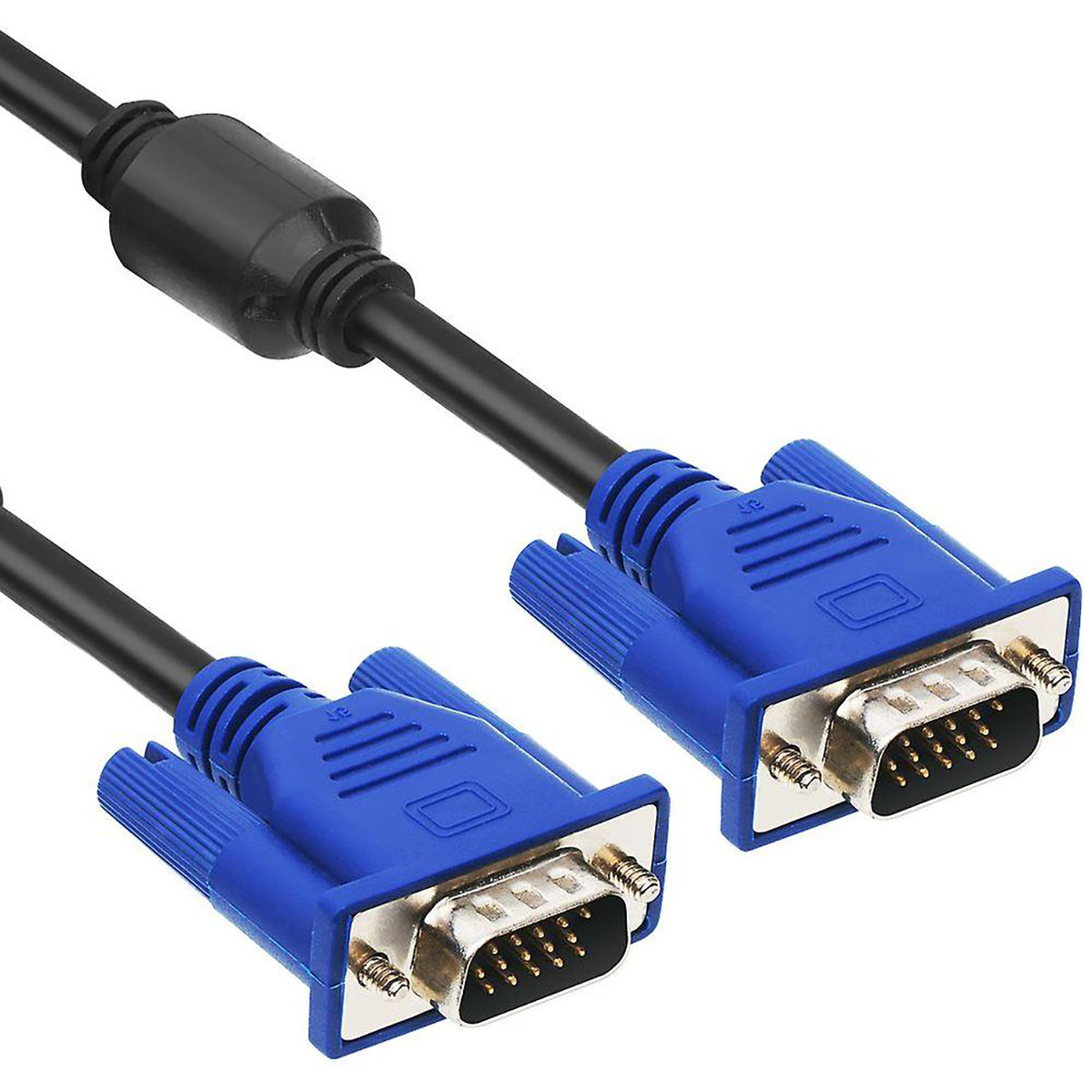 NoXx Hoogwaardige VGA naar VGA Kabel Converter Omvormer - VGA naar VGA Kabel (1,5 Meter) - Blauw
