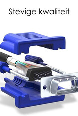 NoXx Hoogwaardige VGA naar VGA Kabel Converter Omvormer - VGA naar VGA Kabel (1,5 Meter) - Blauw