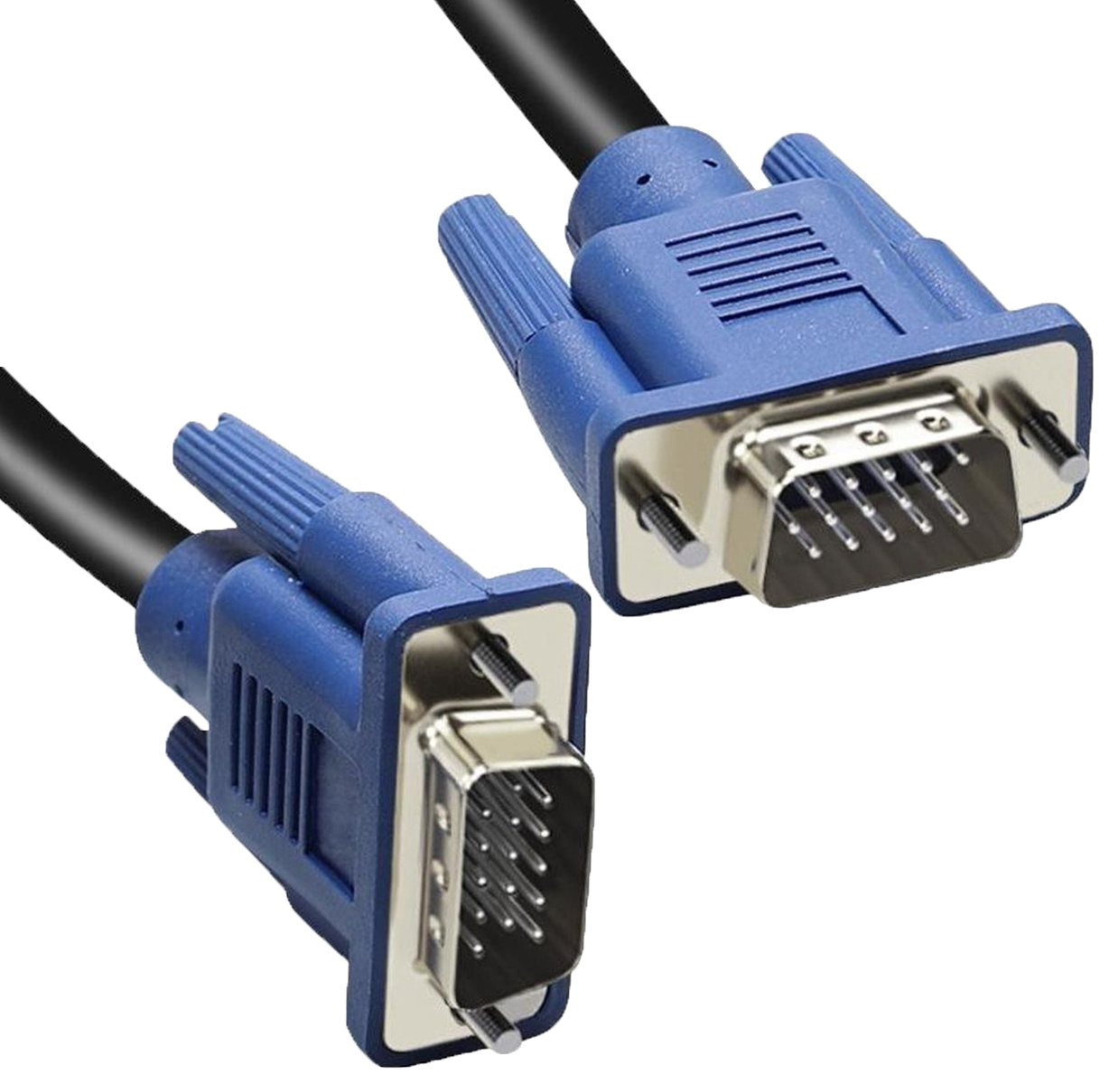 Nomfy VGA naar VGA Adapter Kabel Converter - VGA naar VGA 1080p Kwaliteit - 150 cm - Blauw